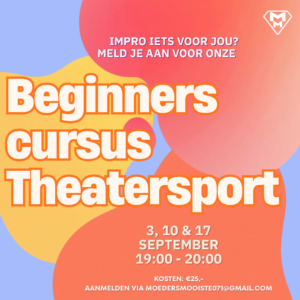 Meld je aan voor een beginnerscursus Theatersport